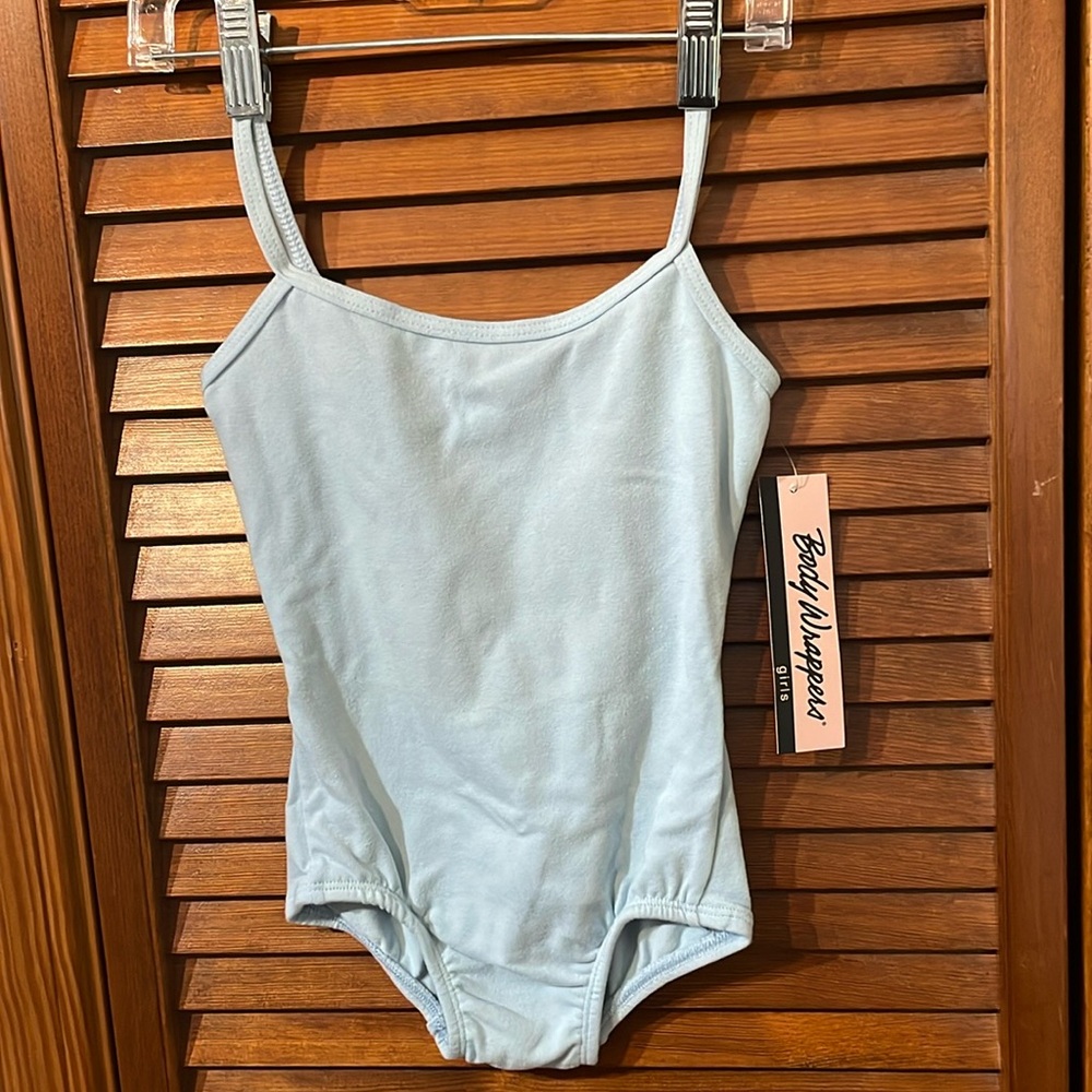 Camisole Leotard size 4-6 Light Blue NWT